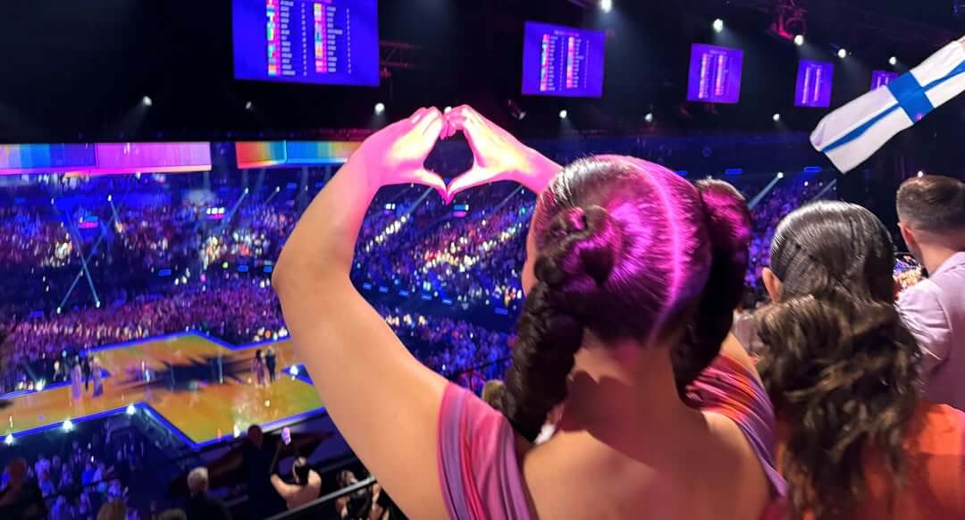 Eurovision heart moment